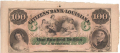 United States Of America Citizens Bank of Louisiana 100 Dollars, 30. 6.1957